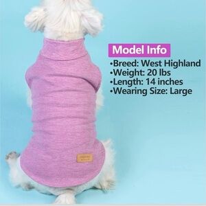 Pink Jersey Dog Jacket , never worn